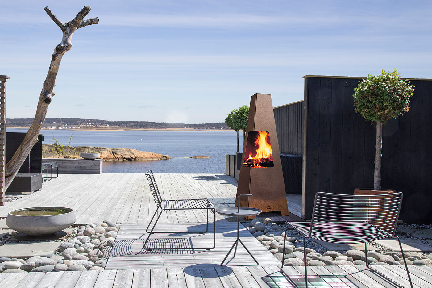 Jøtul Terrazza XL | Outdoor wood stove - Modern